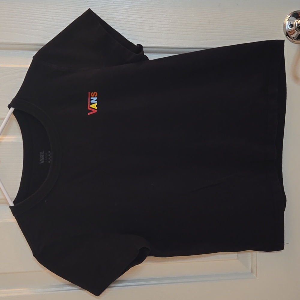 Vans Youth Girl T-Shirt. Size Large. Color Black